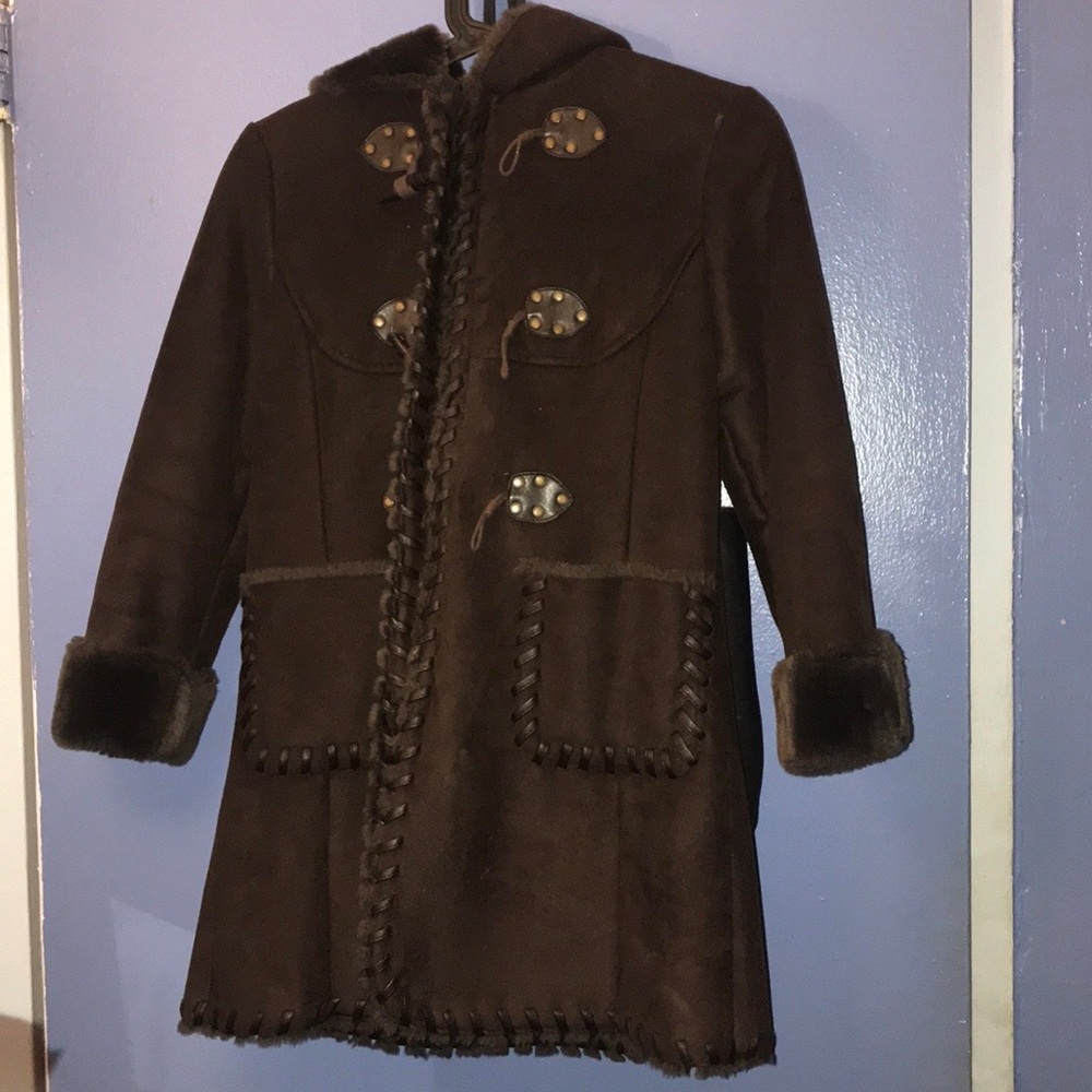 Brown Via Spiga Fur Coat